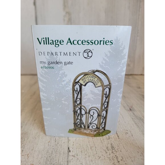 Dept 56 4030906 NEW my garden gate village accessory Xmas - Picture 6 of 6
